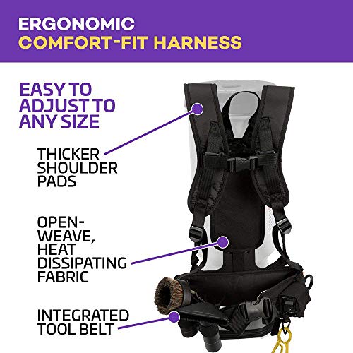 ProTeam Commercial Backpack Vacuum, MegaVac Vacuum Backpack with Blower Tool