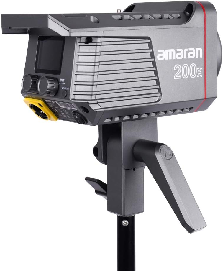 Aputure Amaran 200x Bi-Color LED Video Light, 250W 2700-6500k 51600lux@1m Bluetooth App Control 9 Built-in Lighting Effects DC/AC Power Supply