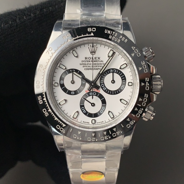 Daytona Siver Classic Panda Black &amp; White Dial 40mm