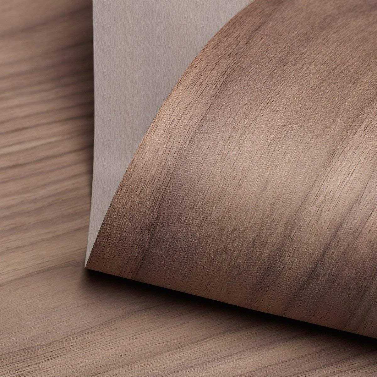 Edge Supply Wood Veneer Sheet Flat Cut, 24” x 48”, Peel and Stick