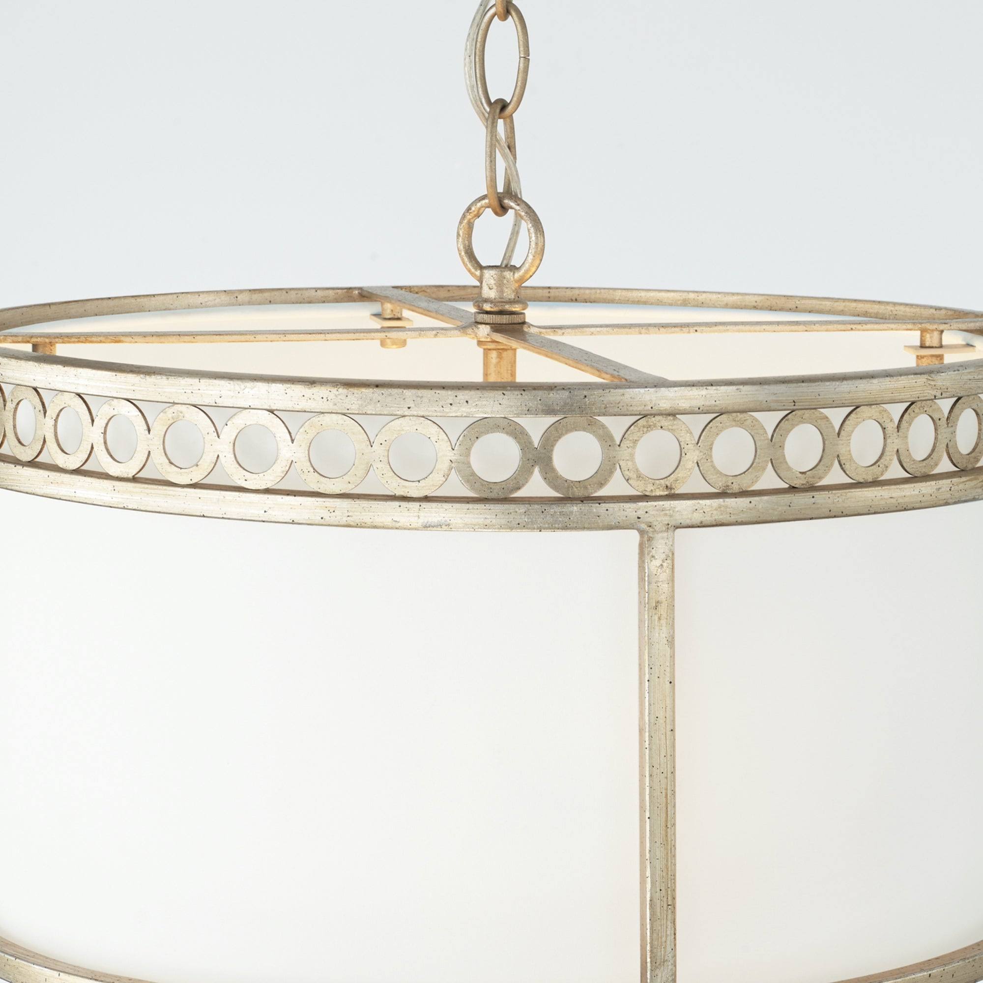 Capital Lighting 243141WG Isabella 4 Light Semi-Flush, Winter Gold