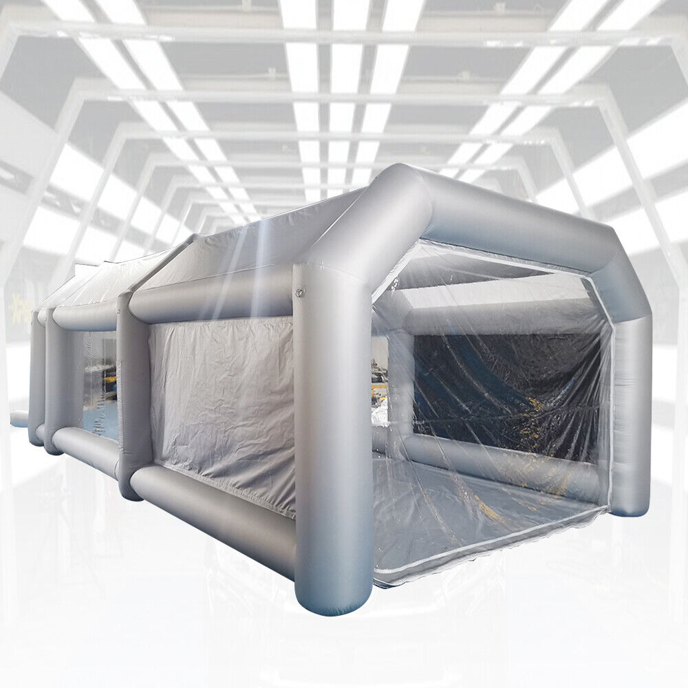 Large Size Inflatable Spray Booth Portable Paint Tent Painting House with Window
