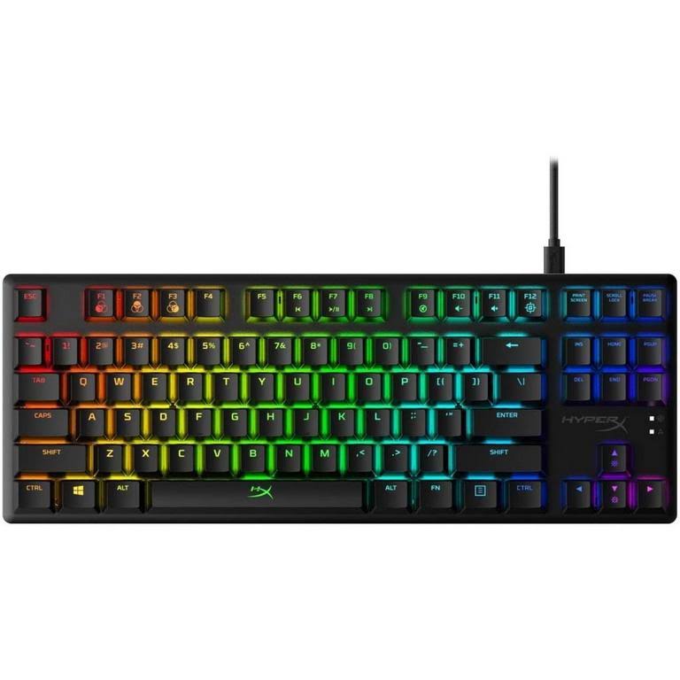 HyperX Alloy Origins Core Wired Gaming Mechanical Blue Switch Keyboard with RGB Back Lighting - Black - Each