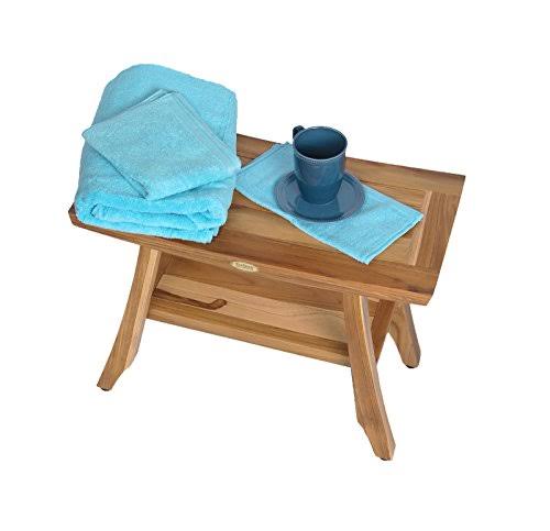 EcoDecors Satori Shower Bench Natural