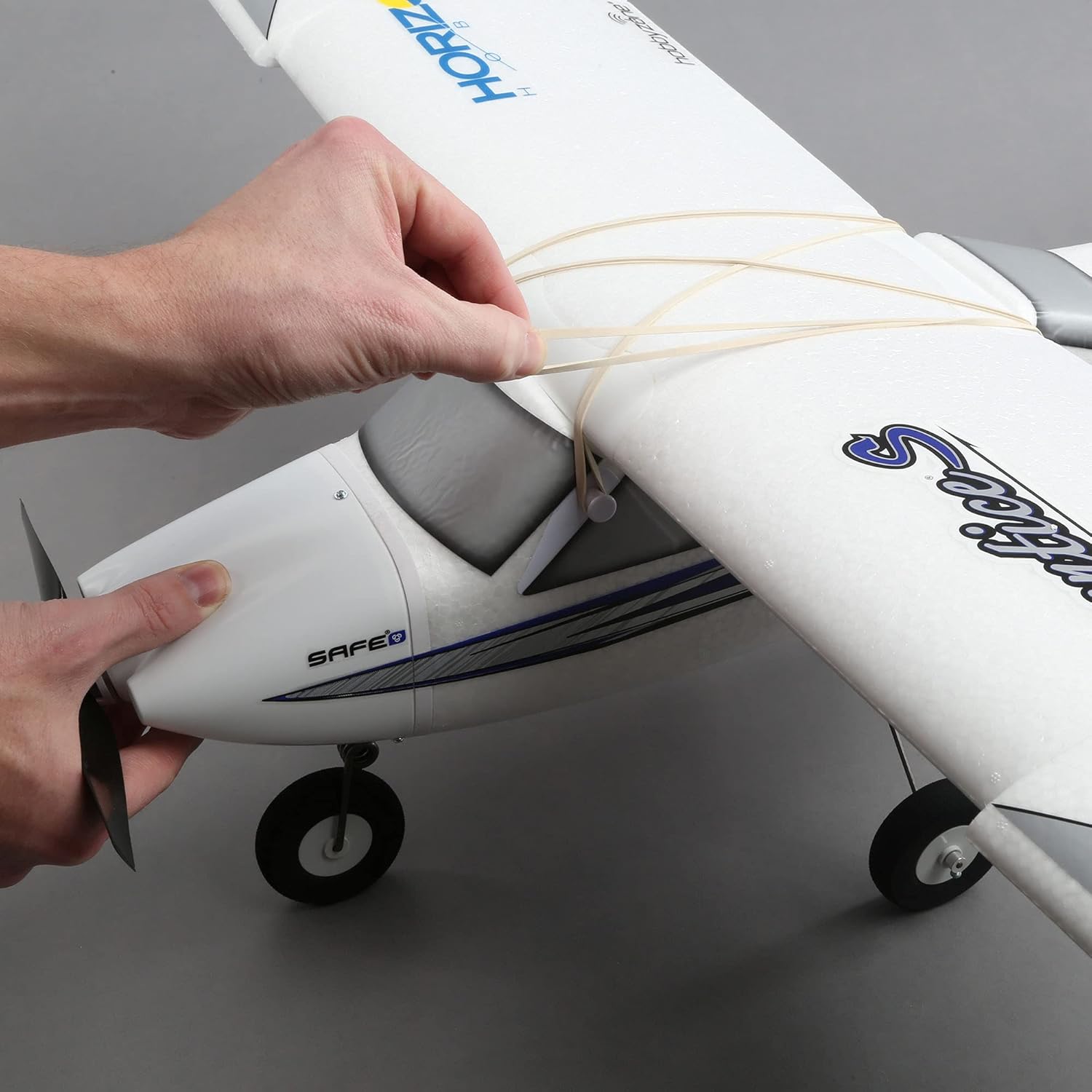 HobbyZone RC Airplane Apprentice S 2 1.2m RTF Basic (Battery and Charger Not Included) with Safe, HBZ310001, White