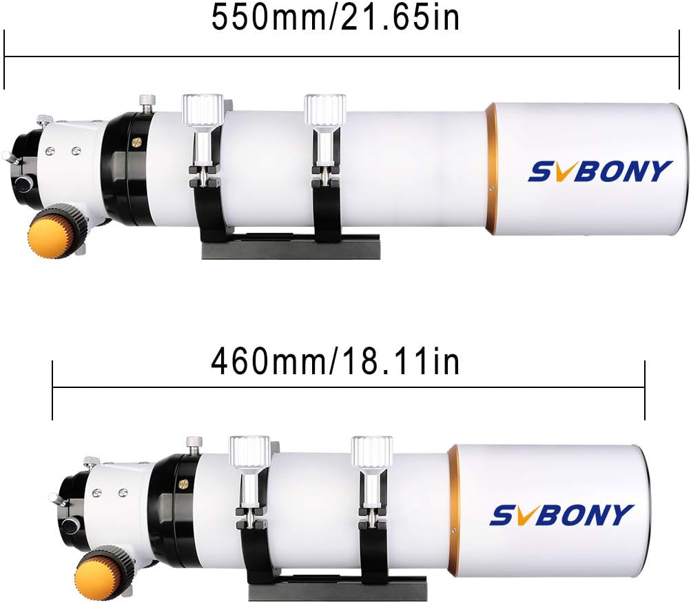 SVBONY SV503 Telescope, 70ED F6 Extra Low Dispersion Refractor OTA, Micro-Reduction Rap Focuser, for Astrophotography
