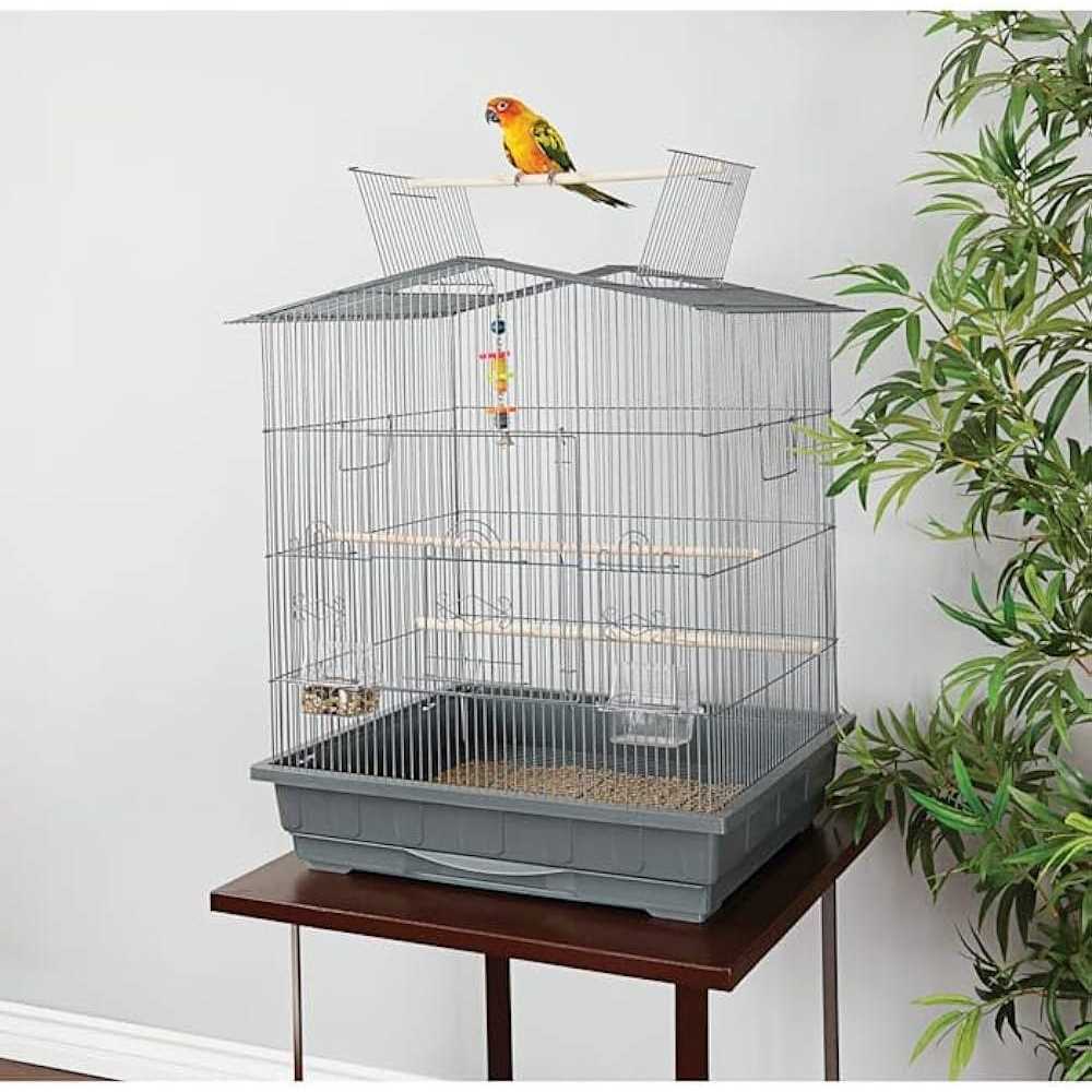 You &amp; Me Gable Playtop Parrot Habitat 24.75 L X 20.75 W X 32 H - Pet Supplies online store