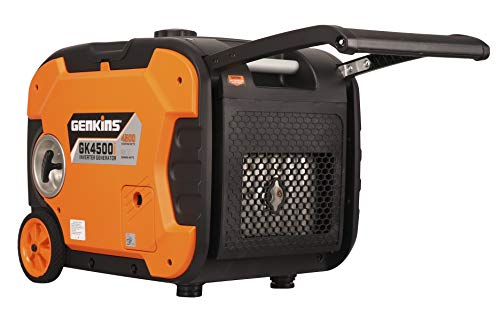 4500 Watt Portable Inverter Generator Gas Powered Ultra Quiet RV Ready Camper Friendly…
