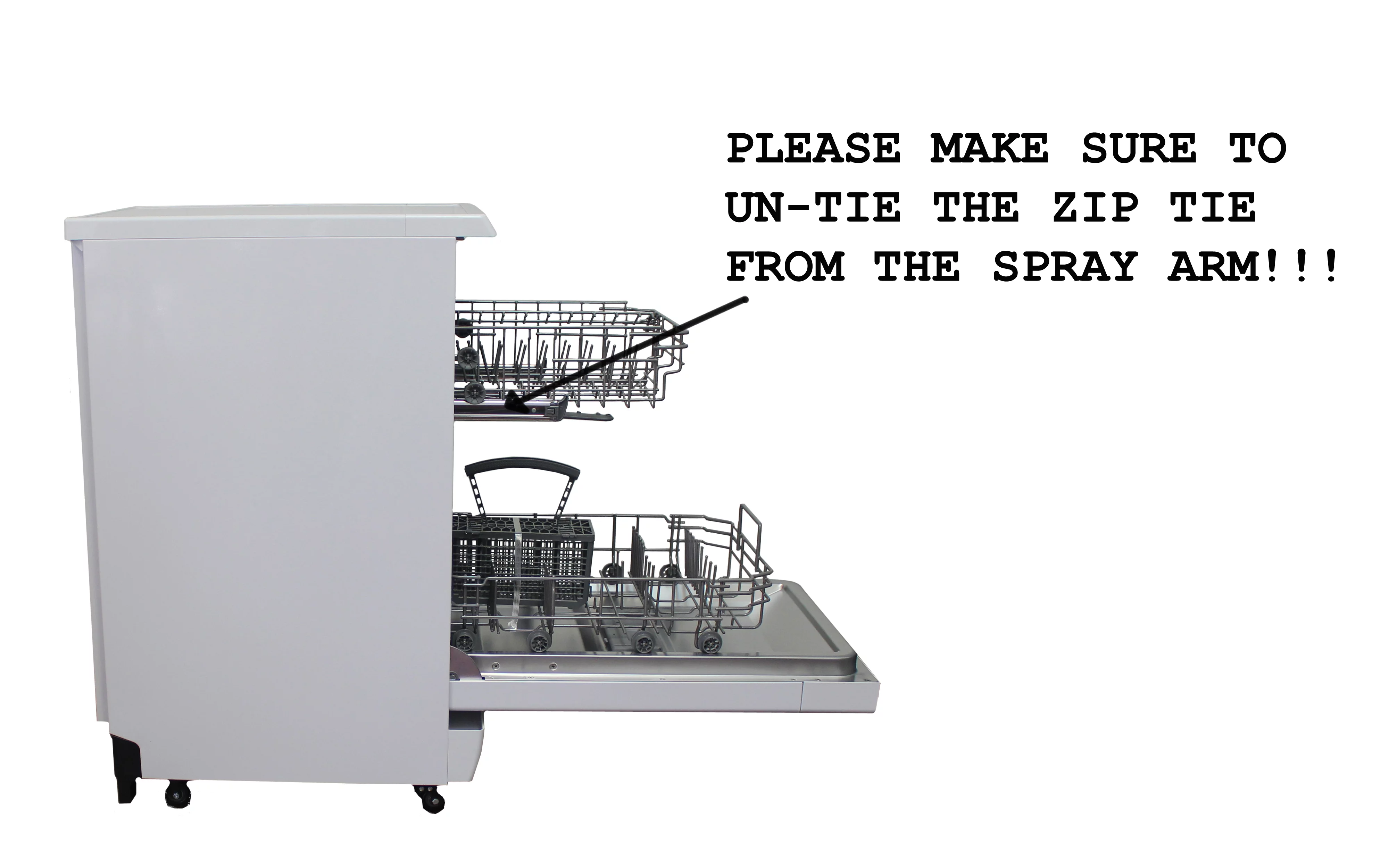Sunpentown 18" Portable Dishwasher, Energy Star, White SD-9263W