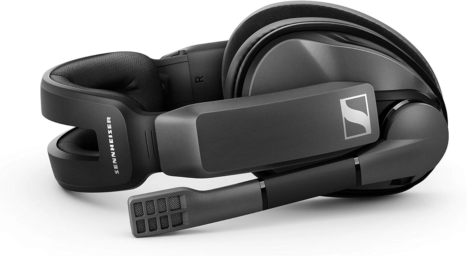 Sennheiser GSP 370 Over-Ear Wireless Gaming Headset, Low-Latency Bluetooth,Noise-Cancelling Mic, Flip-to-Mute, Audio Presets - PC, Mac, Windows, and PS4 Compatible - Black