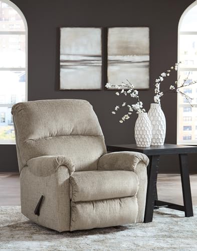 Signature Design by Ashley Stonemeade Recliner, 33" W x 39" D x 42" H, Light Brown