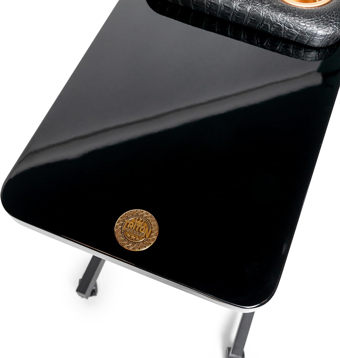 Triton Poker Side Tables - Foldable Poker Side Table with Luxurious Vegas Style - Perfect for Poker Nights
