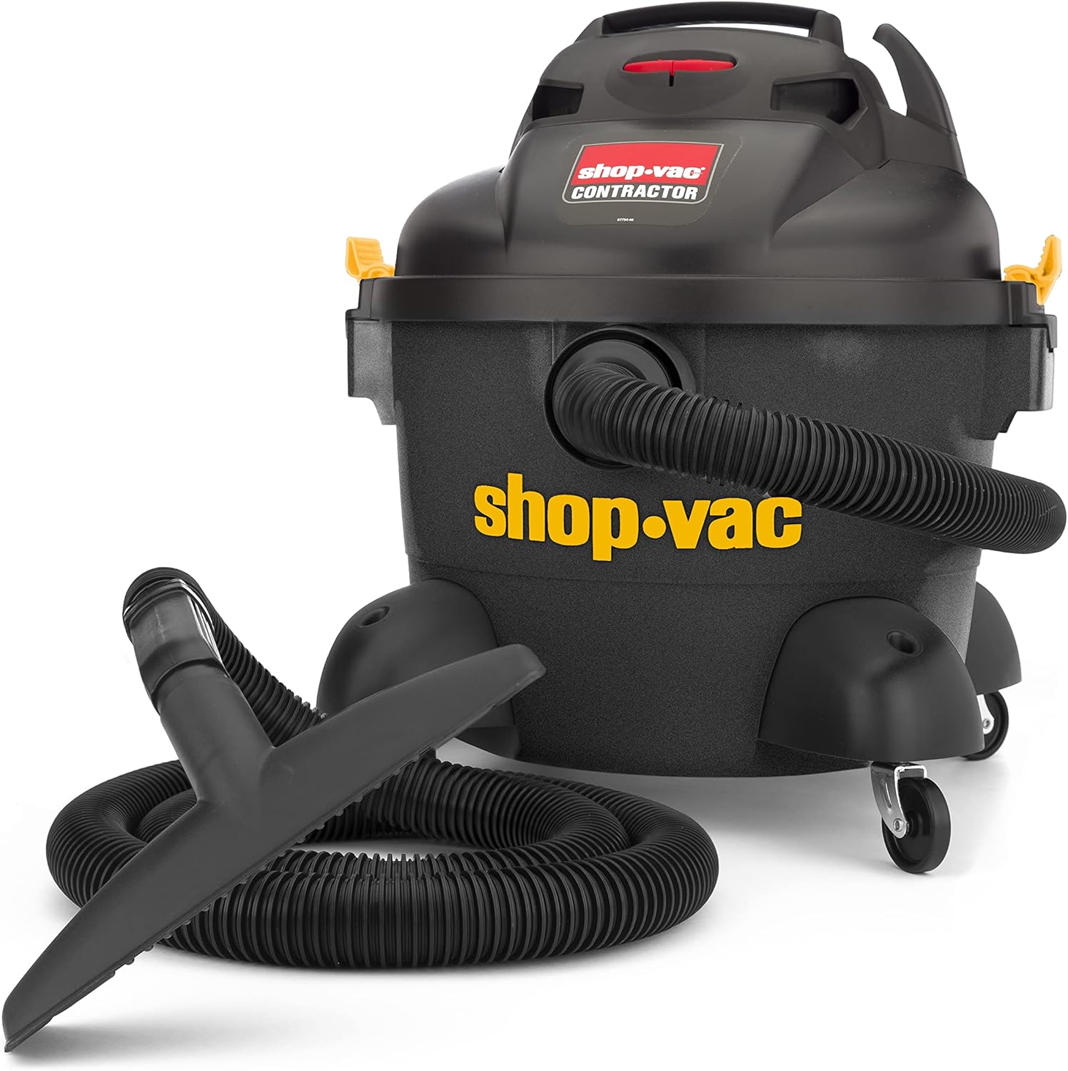 Shop-Vac 9653606 Contractor Wet Dry Vacuum, 6 Gallon, 1-1/4 Inch x 8 Foot Hose, 70 CFM, (1-Pack)