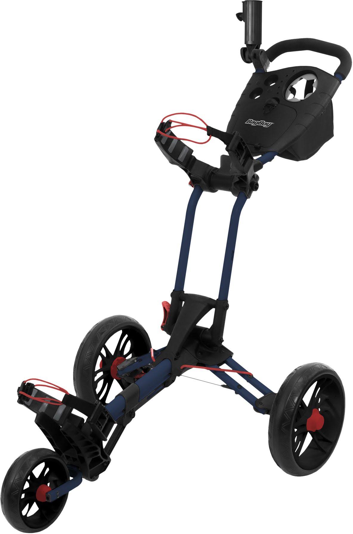 Bag Boy Spartan XL Push Cart Navy/Red