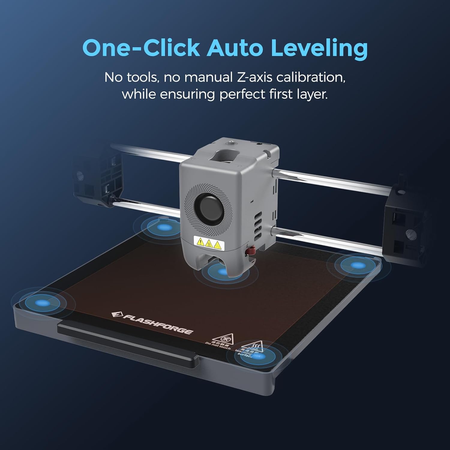 Flashforge Adventurer 5M Pro 3D Printer with 1KG Silk PLA Blue and Rose