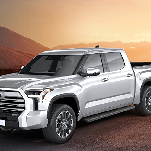 6.5 Inch Running Boards Compatible with 2009-2018 Dodge Ram 1500 Quad Cab(Incl. 19-23 Classic Model) & 2010-2024 Ram 2500 3500 Quad Cab. Side Steps Rock Sliders Nerf Bars Stainless Steel