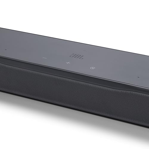 JBL Bar 300MK2-5.0 Channel All-in-one soundbar with Dolby Atmos®, MultiBeam™ 3.0 & PureVoice 2.0, Easy Sound Calibration, ONE App and Works with Voice Assistant-Enabled Speakers (Black)