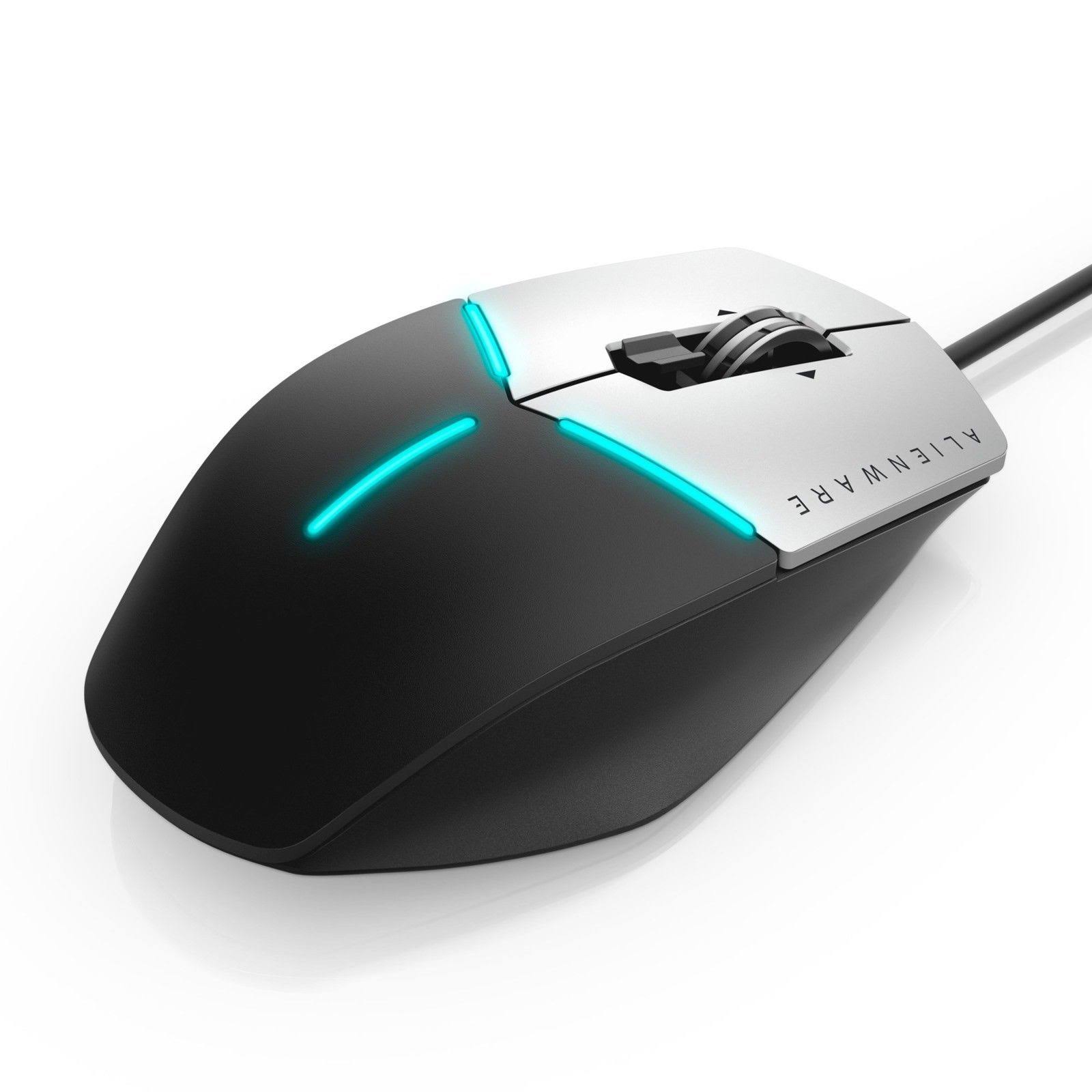 Alienware Advanced Gaming Mouse AW558 - USB Optical Mouse - Black/Silver