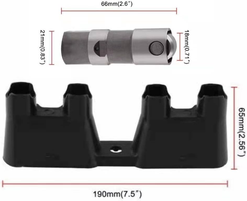 LS7 Lifters 16 Pcs Hydraulic Roller Ls Lifters and Trays, 12595365 5.3 Lifter for Chevy GM Silverado Cadillac Pontiac GMC Buick,LS1 LS2 LS7 LS3 LQ4 LQ9 lifter HL124 4.8L 5.3L 5.7L 6.0L 6.2L 12499225