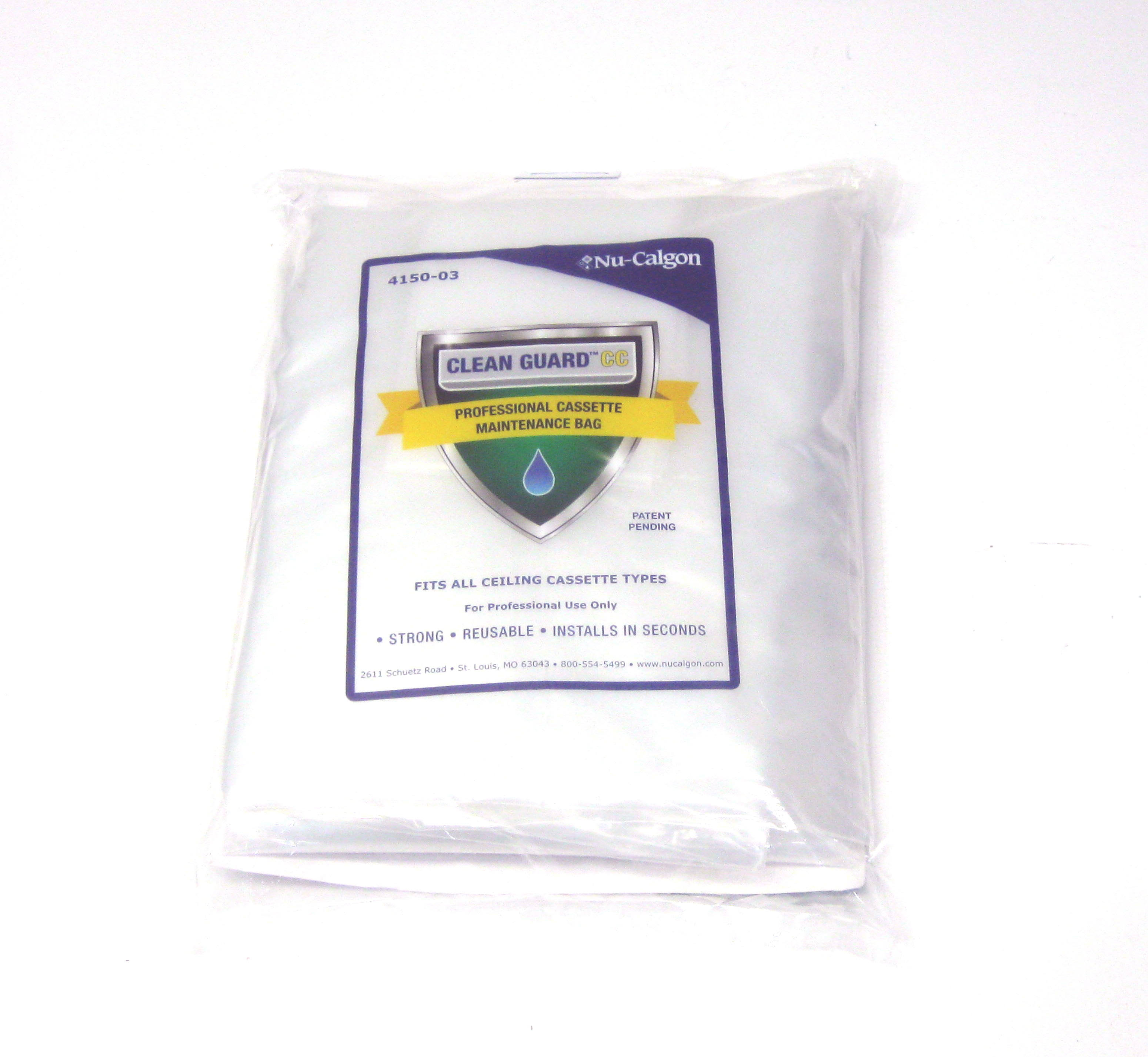 Nu-Calgon 4150-03 Clean Guard CC Professional Mini Split Ceiling Cassette Maintenance Cleaning Bag