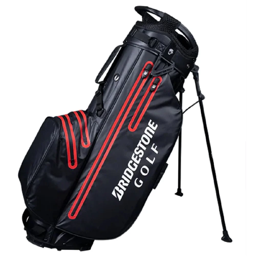 NEW Bridgestone Golf Waterproof Stand / Carry Bag 4-Way Top - Black - Curated Treasures Market