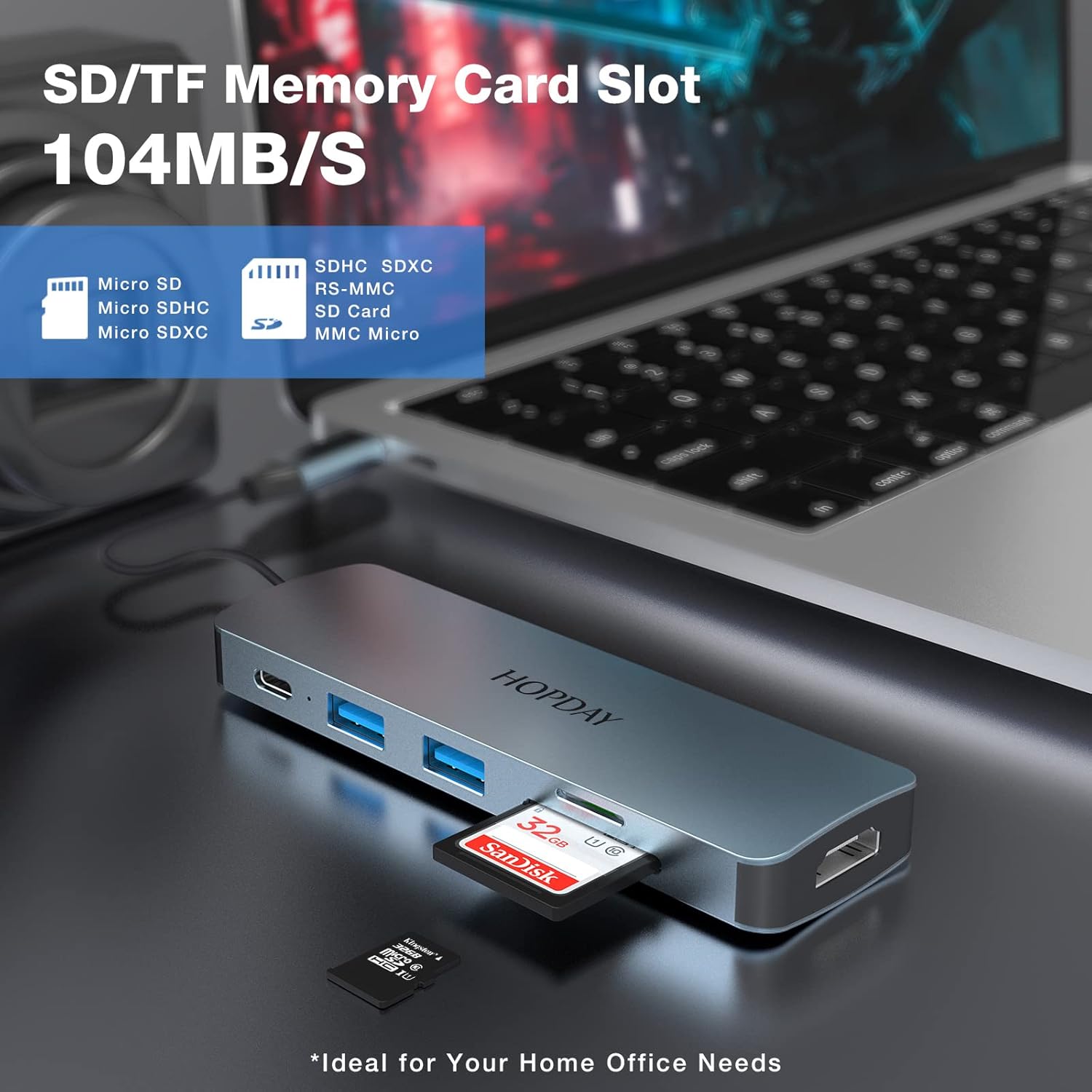 USB C Hub, MacBook Pro Docking Station 9 in 2 USB C Adapter Triple Display with 4K HDMI for MacBook Pro Air Dongle Accessories (100W PD, USB 3.0 SD/TF Card Reader 3.5mm Audio)