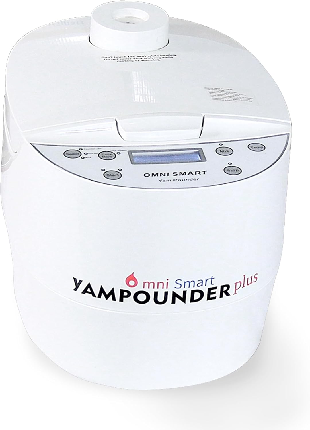COOK AND POUND YAMPOUNDER Fufu Machine, 3L 700W Electric African Food Cooker to Make Pounded Yam, Poundoo Yam, Plantians, Cocoyams, Amala & Garri