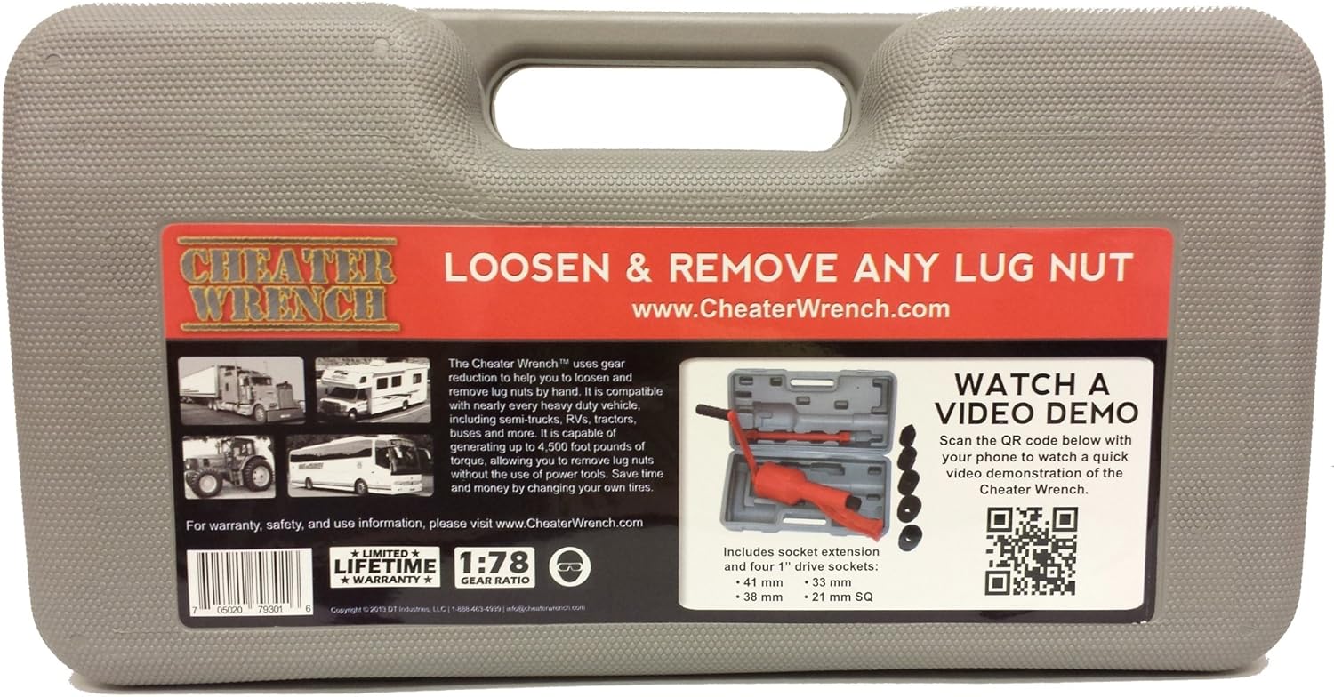 Torque Multiplier Lug Nut Wrench - Cheater Wrench