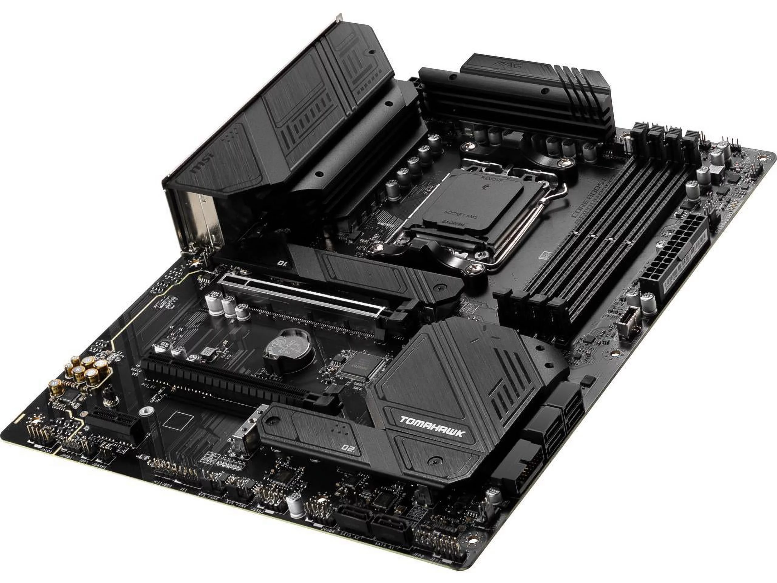 MSI MAG B650 Tomahawk WiFi Gaming Motherboard (AMD AM5, ATX, DDR5, PCIe 4.0, M.2, SATA 6Gb/s, USB 3.2 Gen 2, HDMI/DP, Wi-Fi 6E, AMD Ryzen 7000 Series Desktop Processors) (Factory Refurbished)