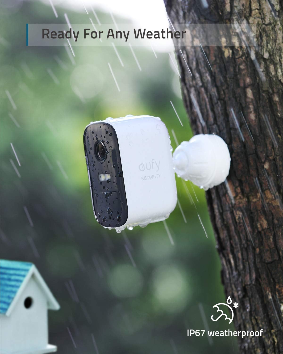 eufy Security, eufyCam 2C 1-Cam Kit, Wireless Home Security System with 180-Day Battery Life, HomeKit Compatibility, 1080p HD, IP67, Night Vision, No Monthly Fee