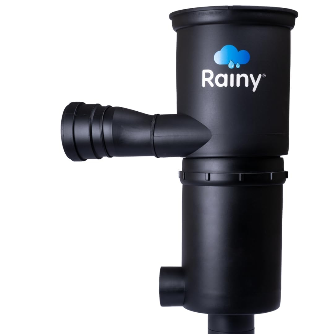 Rainy FL - 500 Self-Cleaning + Dual Intensity Rainwater Diverter/Rainwater Harvesting System Suitable for Area Upto 500 Square Meters