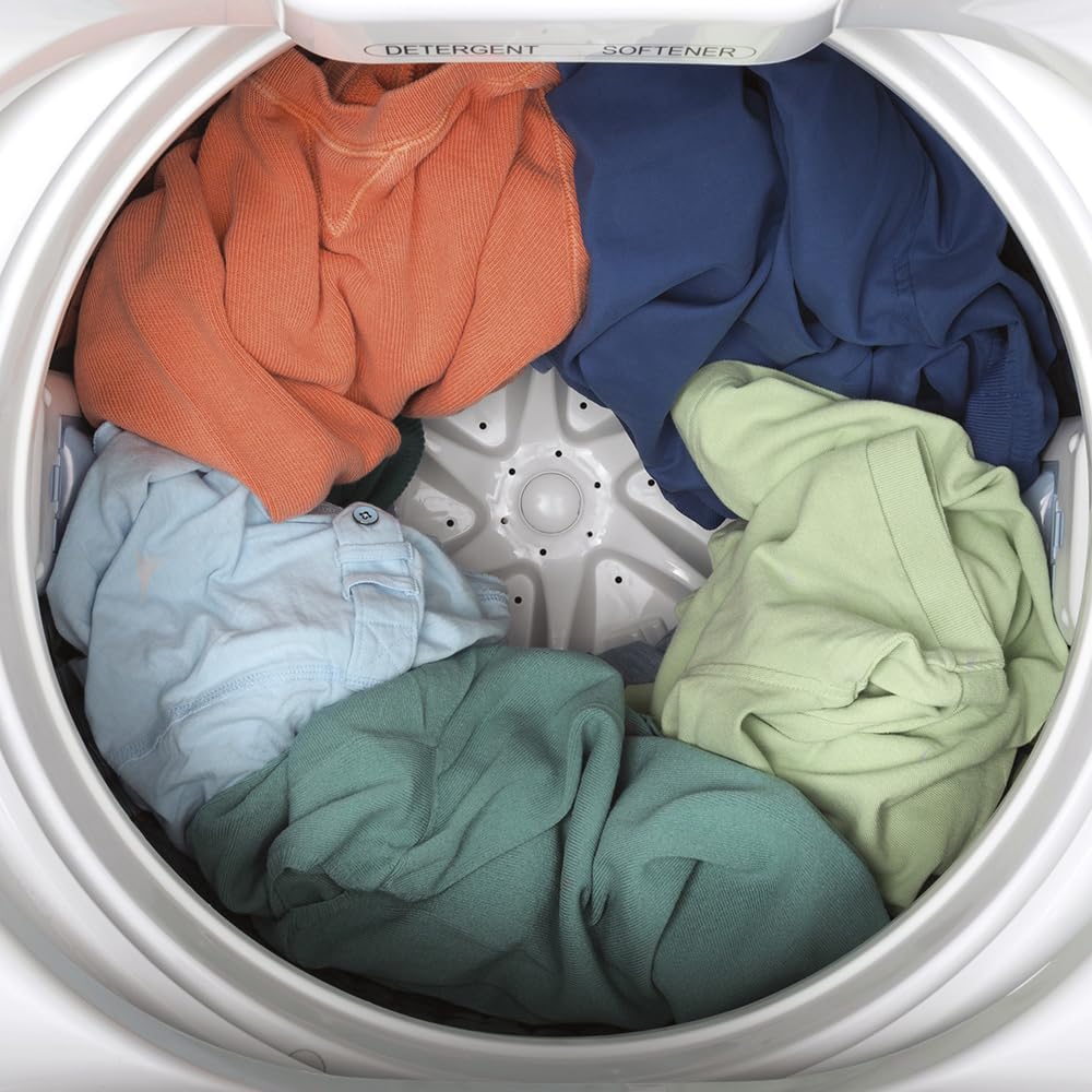 GE GNW128PSMWW Portable Top Loading Washer, 2.8 Cu. Ft Capacity, White