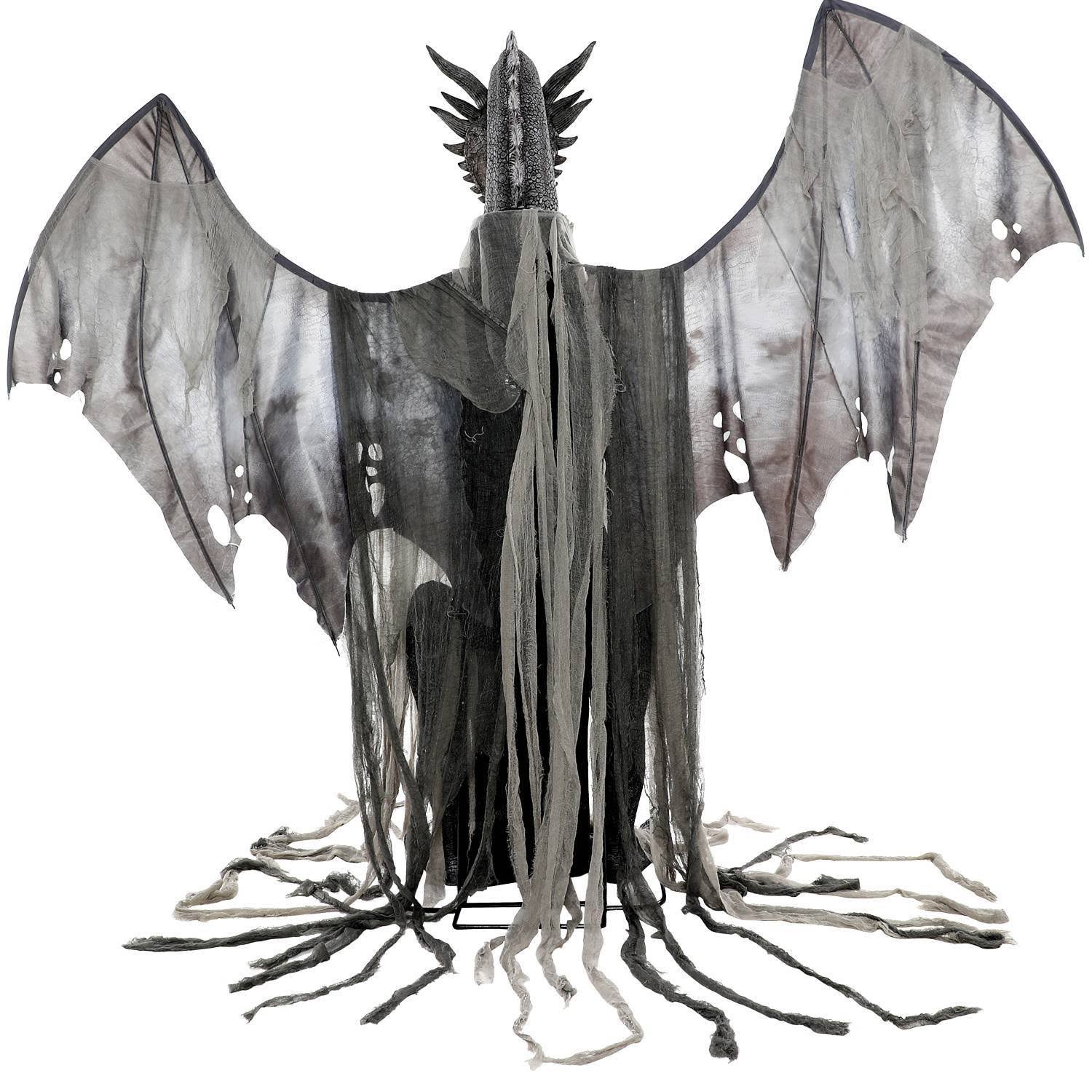 7 ft Winter Dragon Animated Prop