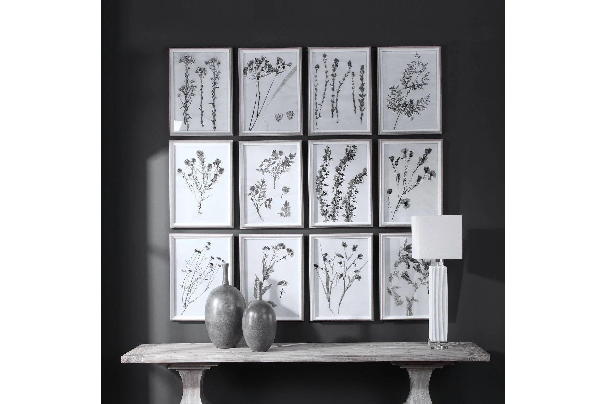 Uttermost - 33713 Contemporary Botanicals Framed Prints (Set of 12)