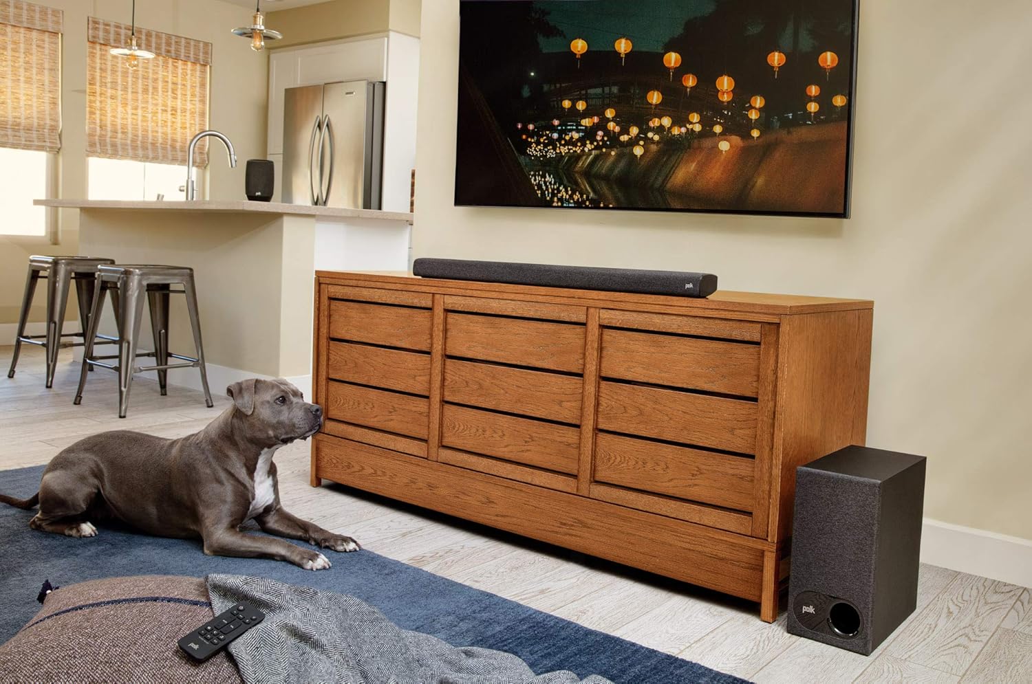 Polk Audio Signa S3 Ultra-Slim TV Sound Bar and Wireless Subwoofer with Built-in Chromecast | Compatible with 8K, 4K & HD TVs | Wi-Fi, Bluetooth | Works with Google Assistant