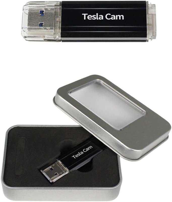 Dashcam Flash Drive for Tesla Model Y/3/S/X Sentry Mode Pre-Configured, Fast, SLC USB Drive for Tesla Model 3/S/X/Y - 32 GB