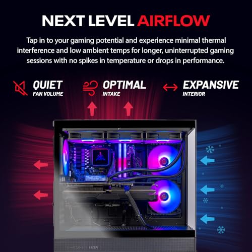 Skytech Gaming Azure 3 Desktop PC, Intel i7 14700F 2.1 GHz (5.3GHz), NVIDIA RTX 5070 12GB, 1TB Gen4 NVMe SSD, 32GB DDR5 RAM 6000 RGB, 850W Gold PSU, 360mm ARGB AIO, Wi-Fi, Win 11