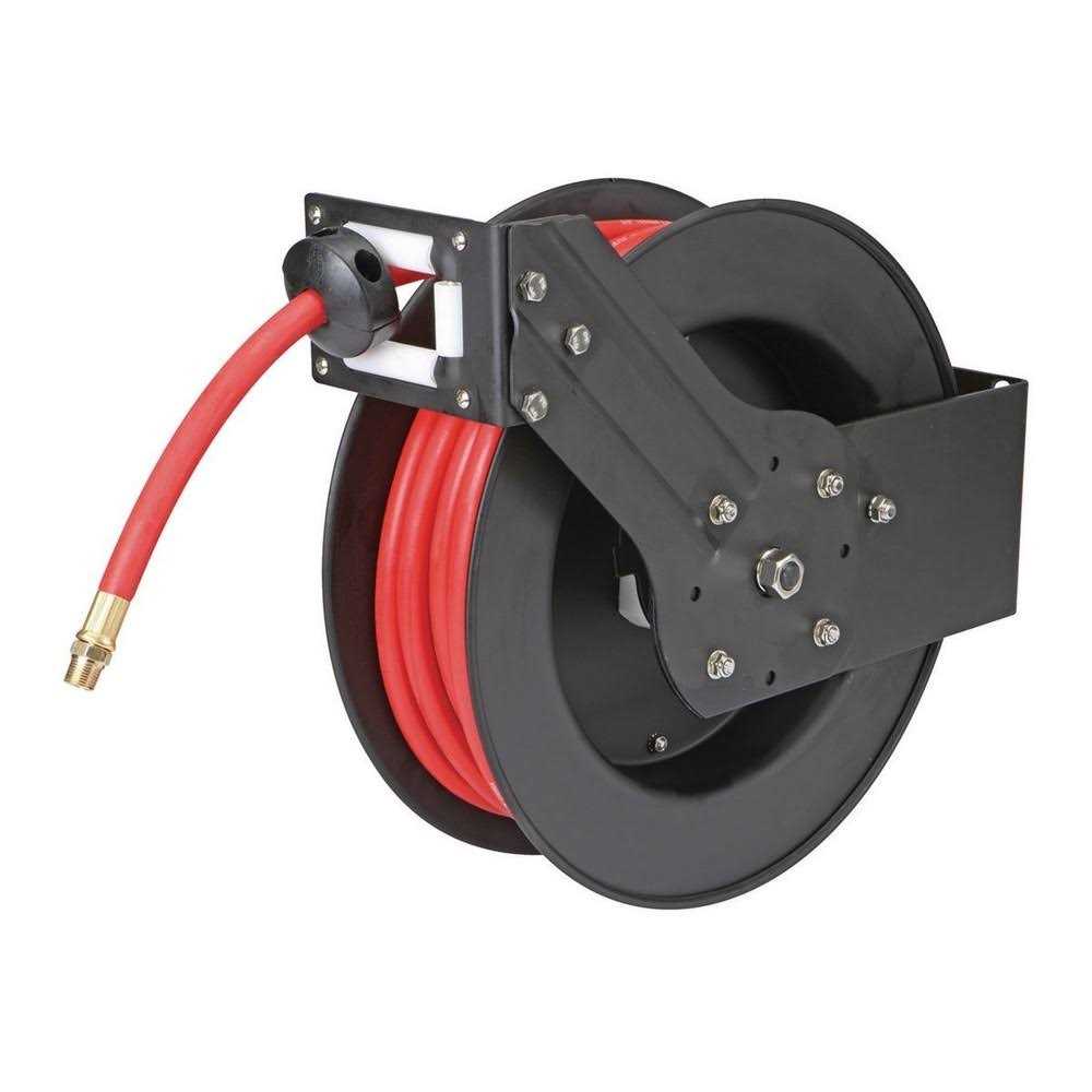Central Pneumatic 3/8 in. x 50 ft. Retractable Hose Reel - Shop Hardware Tools Online Store