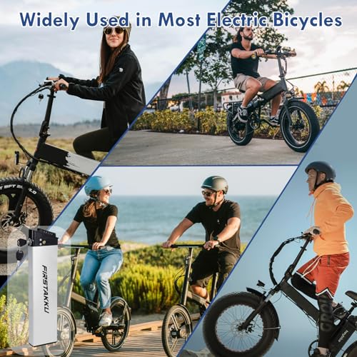 36V 48V 10A 13A 17A Ebike Battery, Ebike Battery Pack for 50w - 1000W Motor with Safe Lock and 3A Charger, Lithium Ebike Battery for Folding Bike, Mountain Bike, Modified Bike (2-5 Day Delivery)