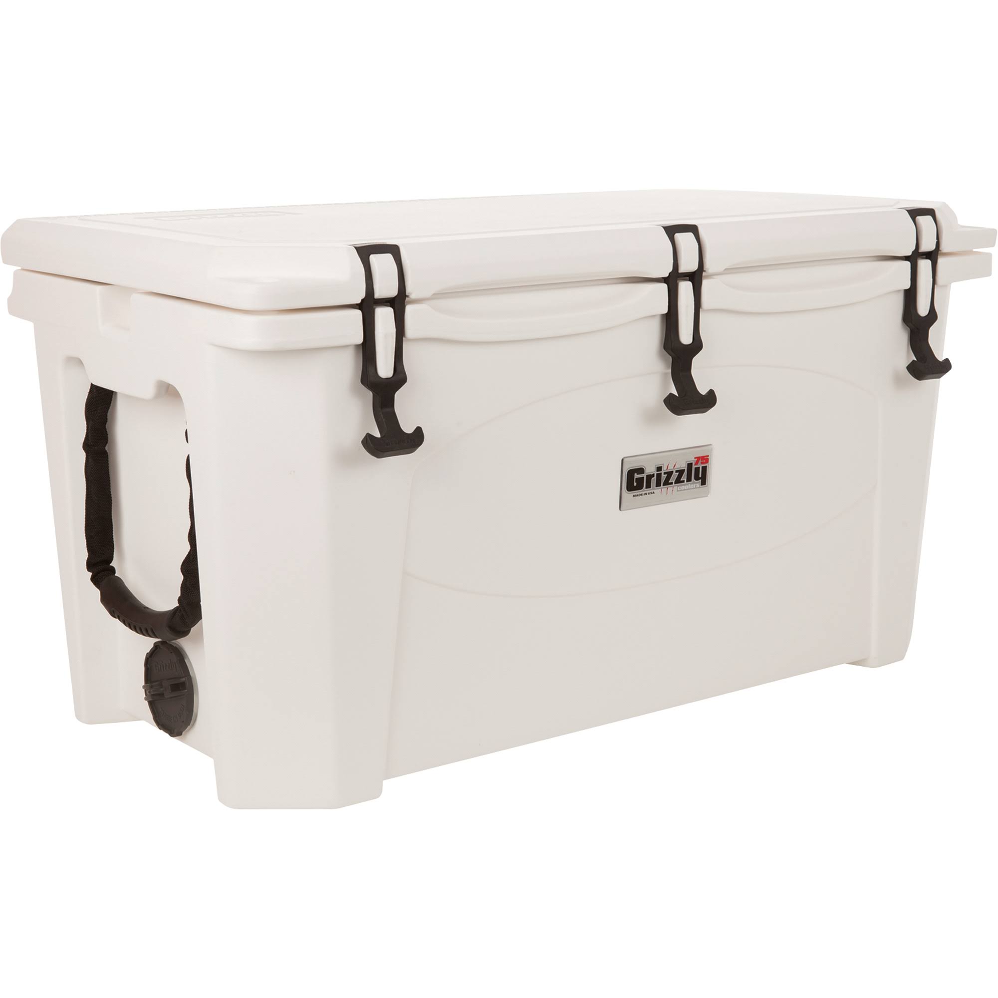 Grizzly Coolers G75W 75-Quart Rotomolded Cooler - White