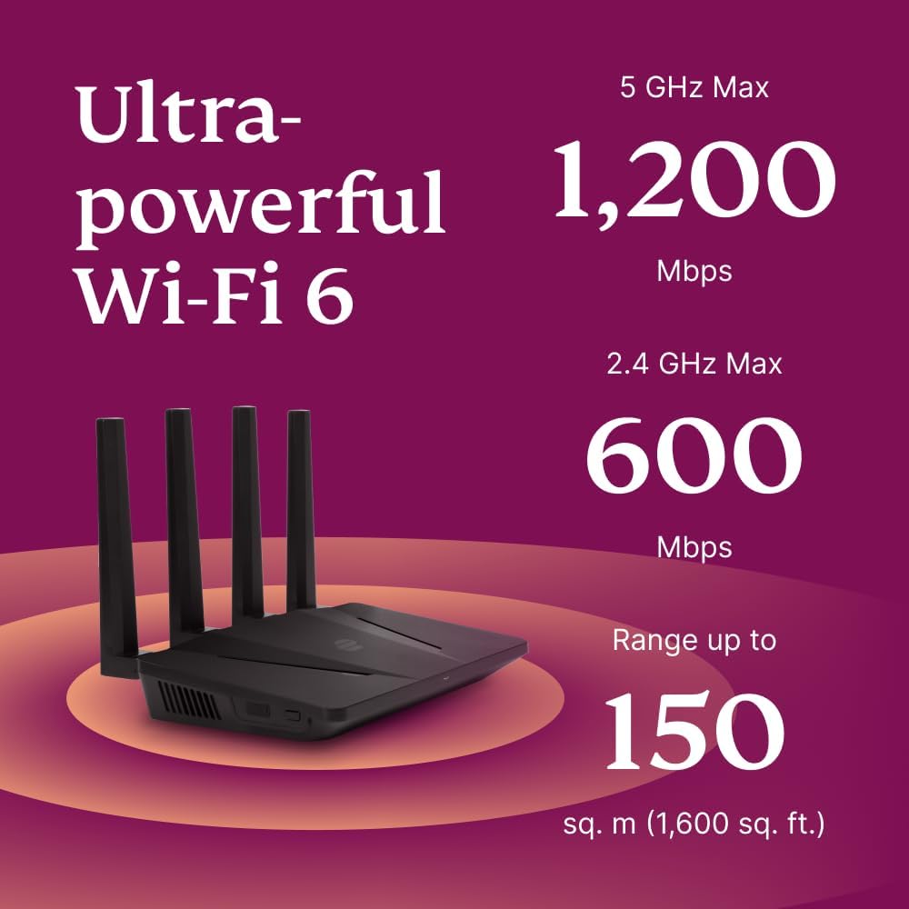 Aircove | Wi-Fi 6 VPN Router for Home | Protect Unlimited Devices | Free 30-Day ExpressVPN Trial | International Version
