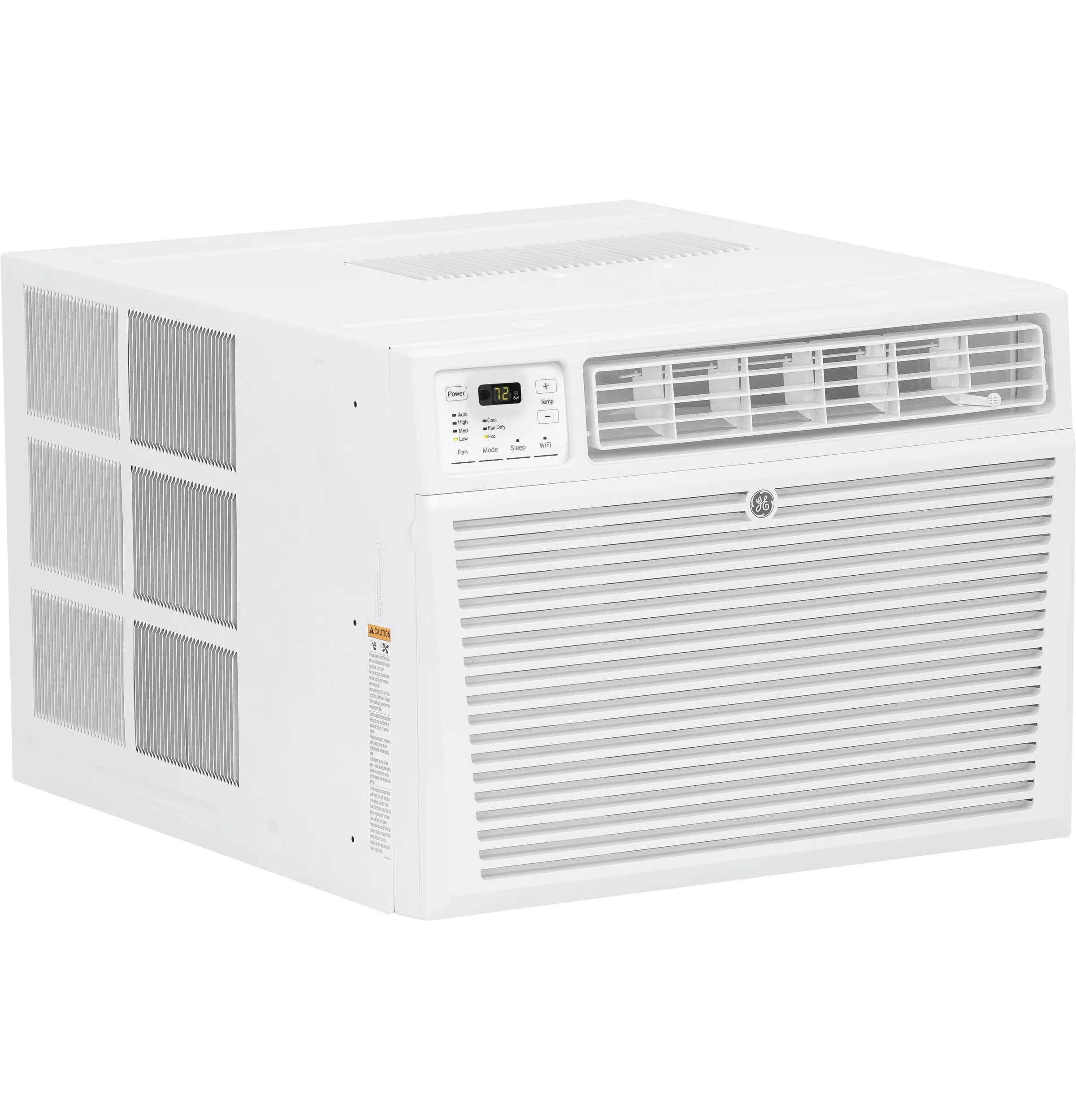 GE Appliances 12,000 BTU 115-Volt Window Air Conditioner with Wi-Fi and Eco Mode for Large Rooms, White, AEG12AZE