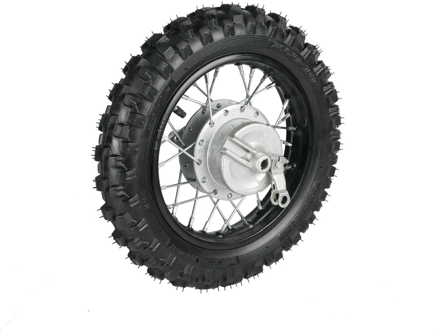 2.5-10" Rear Wheel Tire Assembly/10" Rim Diameter Rear Wheel Rim Tyre for 50cc 70cc 90cc 110cc Dirt Pit Bike CRF50 DRZ70 PW50 TTR50 (US Stock)