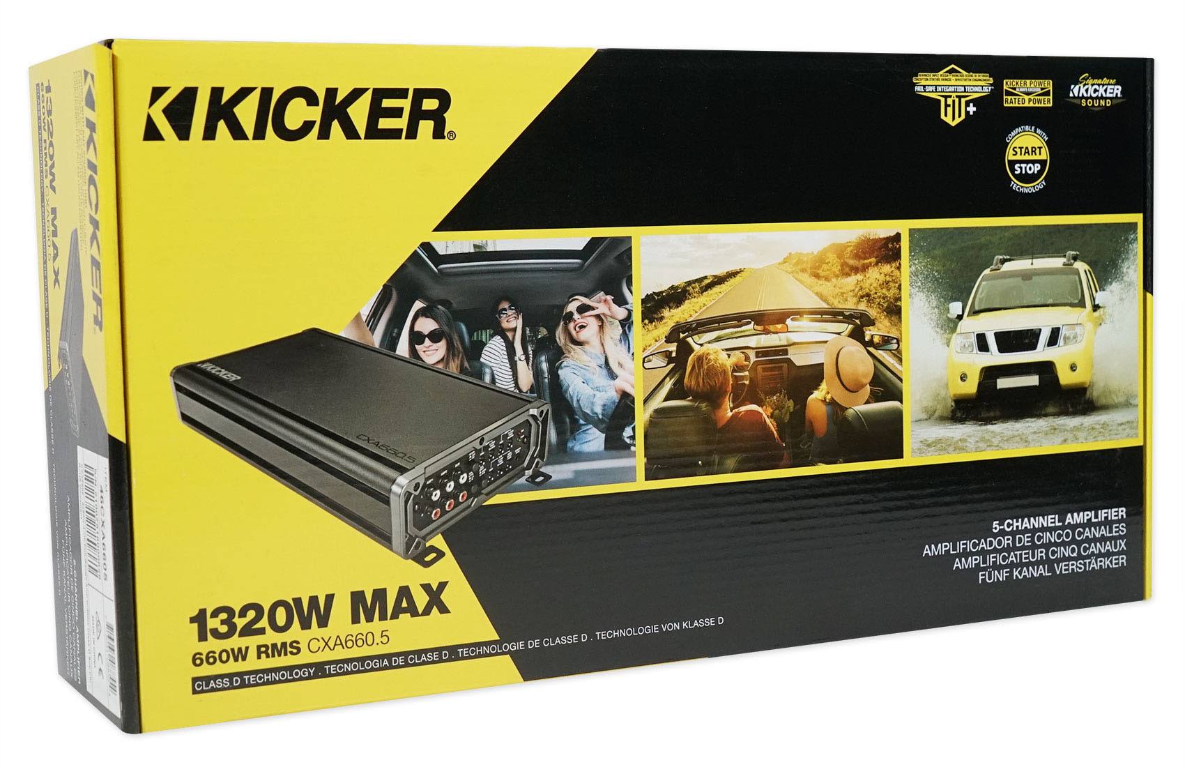 Kicker 46CXA6605 CX660.5 5-Channel Amplifier