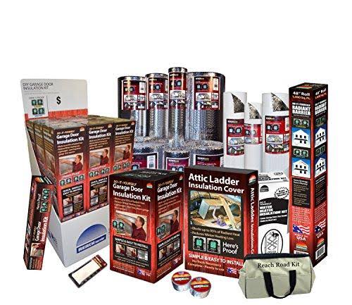 Reach Barrier Dd48100 Air Double Reflective Polyethylene Insulation Roll, 4& x 100&