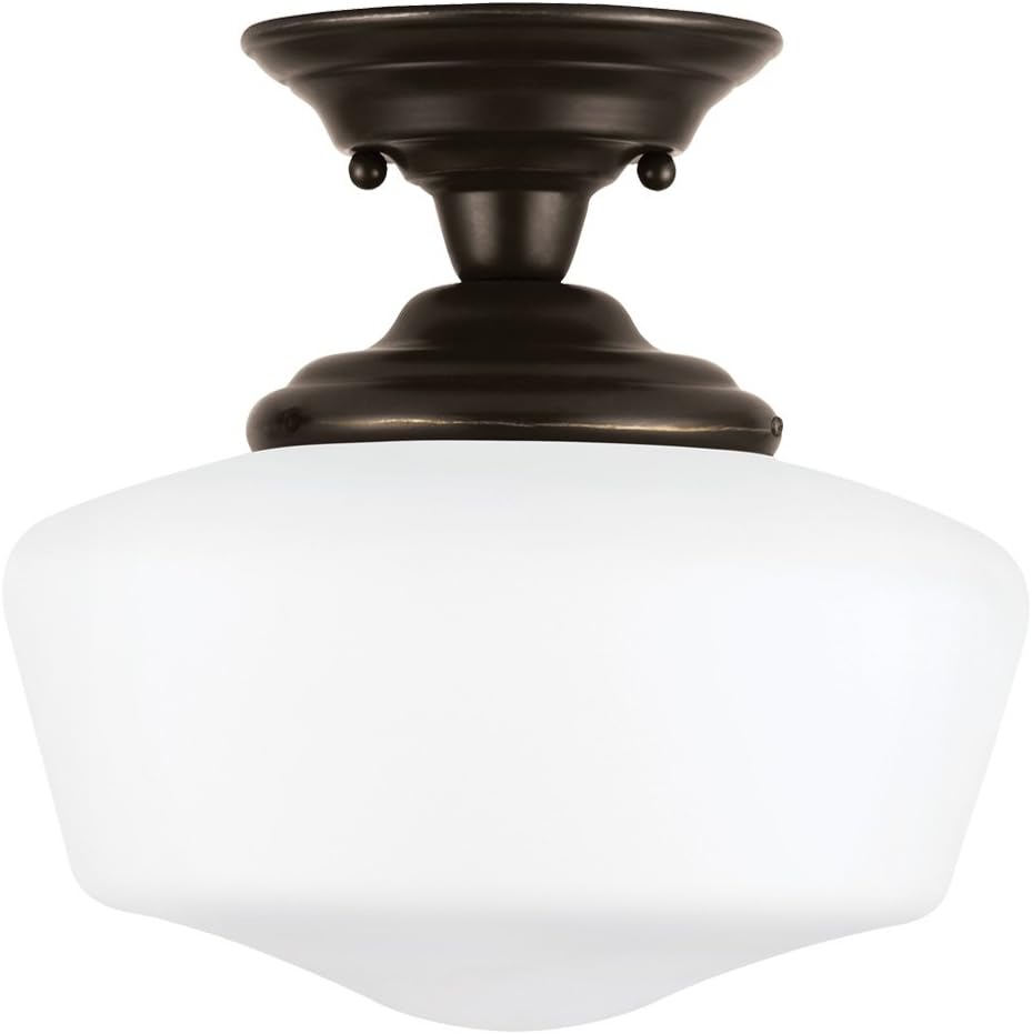 Sea Gull Lighting 44437-05 Academy Wall/Bath Vanity Style Fixture, Two Light, Chrome