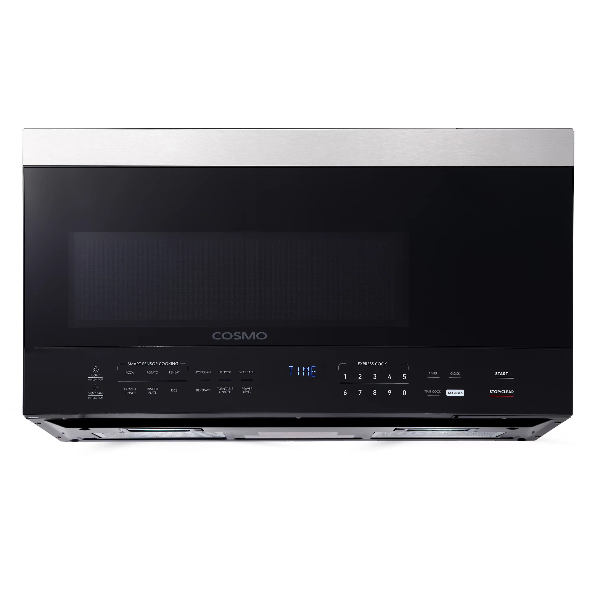Cosmo 2 Piece Kitchen Appliance Package with 30" Over the Range Microwave & 30" Freestanding Electric Range Kitchen Stove Kitchen Appliance Bundles