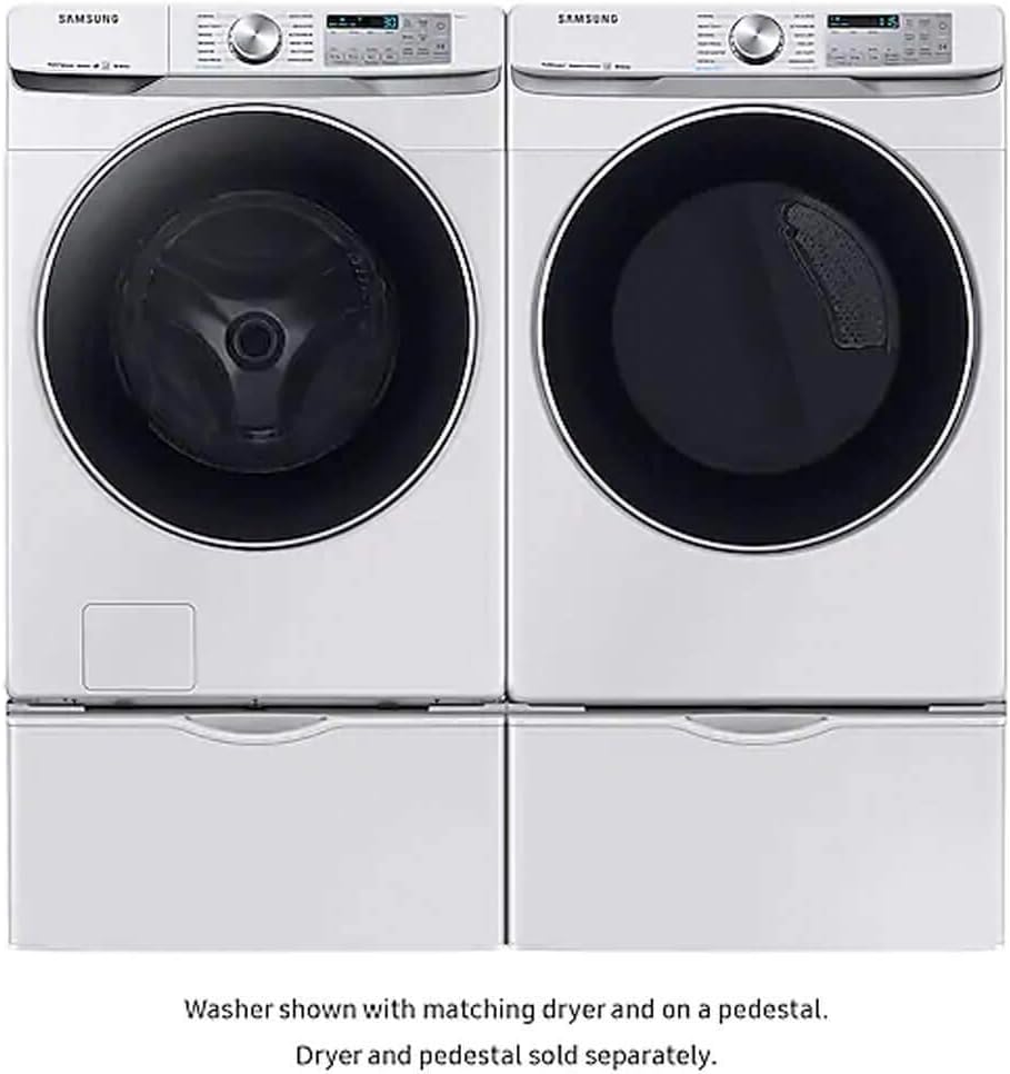SAMSUNG WF45R6300AW 4.5 cu. ft. Smart Front Load Washer with Super Speed in White