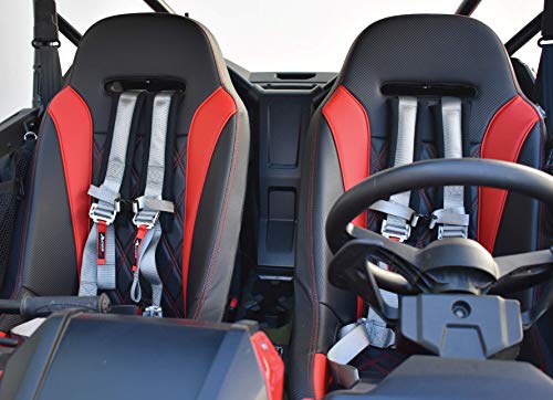 Talon 1000 Suspension Seats (Pair) (Apex, Red)