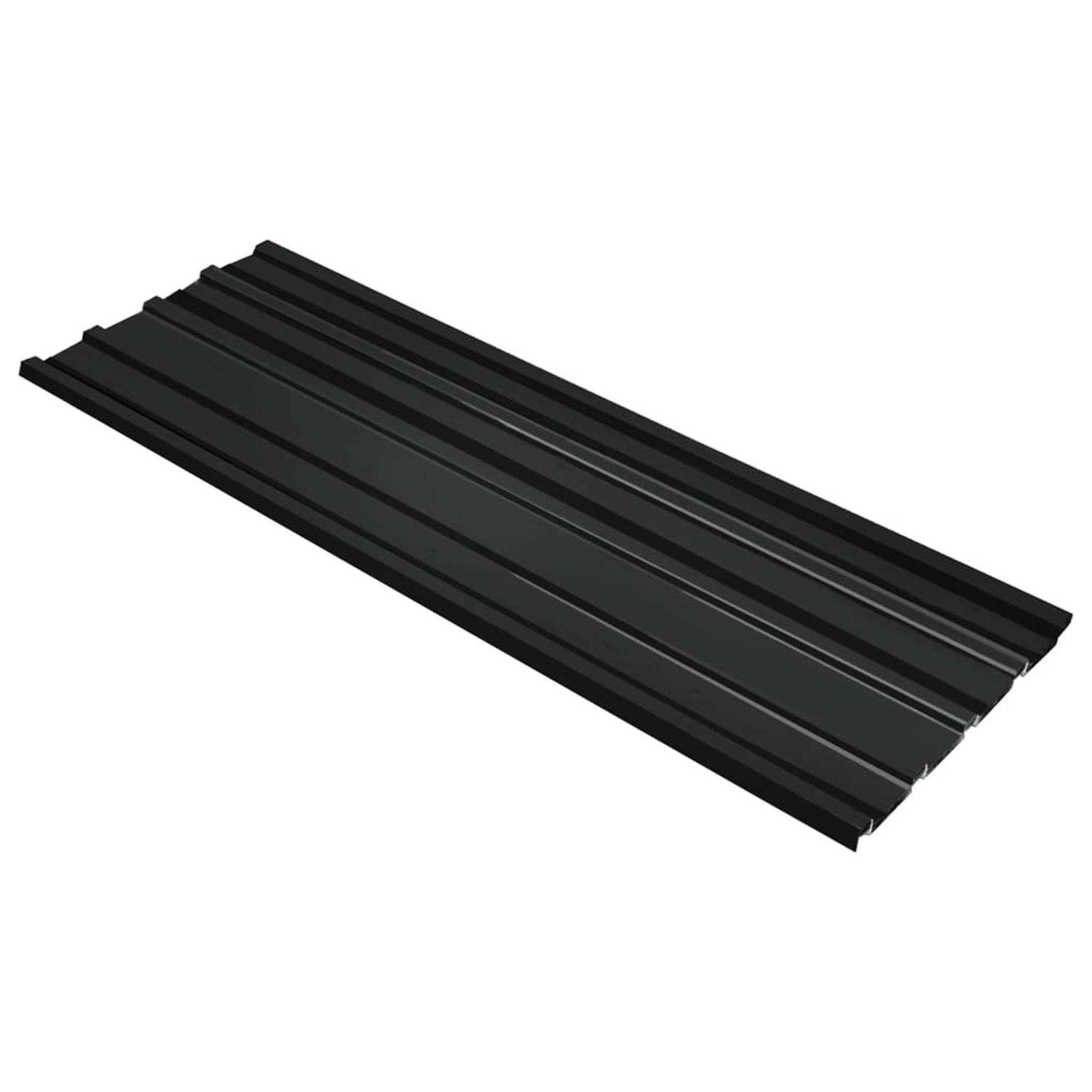 vidaXL Roof Panels 12 pcs Galvanized Steel - Shop Hardware Tools Online Store